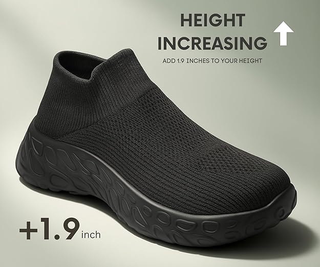 Walking Shoes For Men (Black) - Image 2