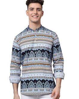 Mens-Short-Linen-Shirt-Mens-Clothing-Man-Kurta-Short-Shirt-Kurta
