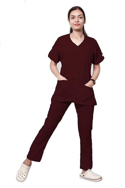ARA UNIFORMS combo_BlackRaspberry_LghtMaroon_L Shir - Image 5