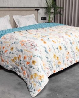 Floral Reversible Quilted Comforter